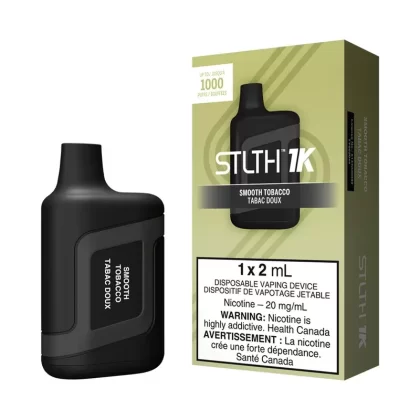 Smooth Tobacco STLTH 1K – Disposable Vape