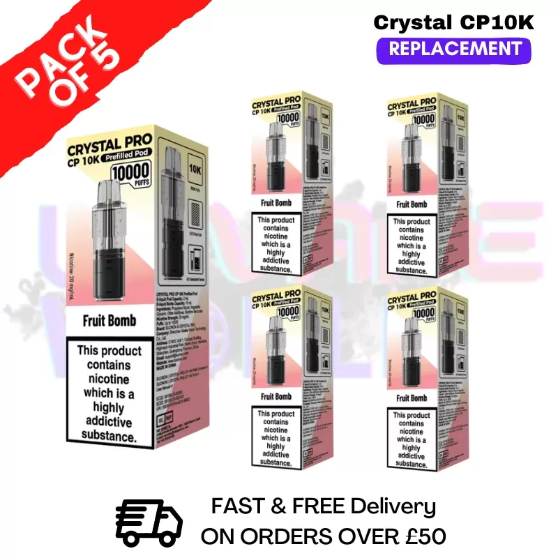 Fruit Bomb CP Pro 10K Replacement Pods Box Of 5