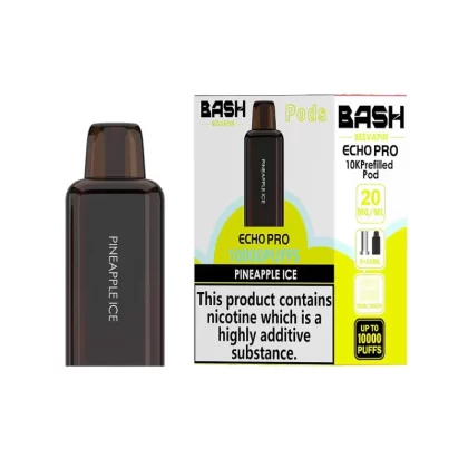 Bash Vape Echo Pro 10K Pineapple Ice Replacement Pods – 20mg Nic Salt