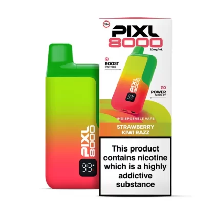 Pixl 8000 Prefilled Pod Kit Strawberry Kiwi Razz - Ecigpremium