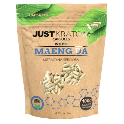 Just Kratom White Maeng Da Kratom Capsules - white#30 count>80 count>150 count>300 count>500 count>1000 count
