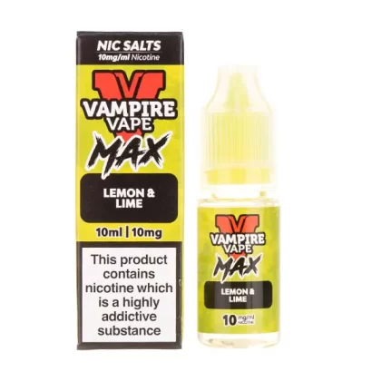 Lemon & Lime Nic Salt E-Liquid by Vampire Vape Max - 10mg