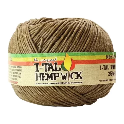 i-Tal Supreme Size Hemp Wick