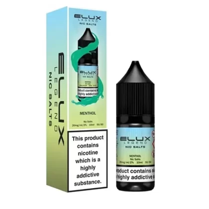 Elux Legend Menthol Nic Salt E-Liquid - Vape Product, Vape Product