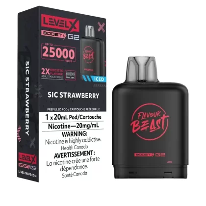 Level X Flavour Beast Boost G2 – Sic Strawberry