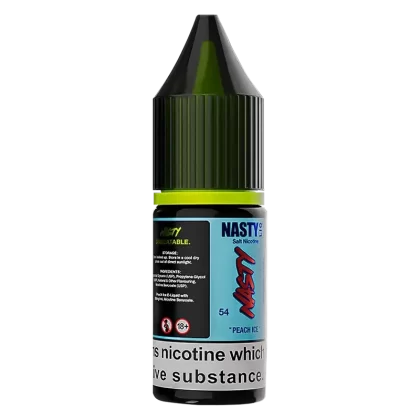 Nasty Liq Peach Ice Nic Salt Vape Juice - Strength#10mg>20mg