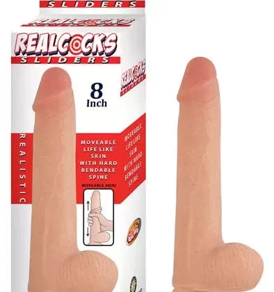 Realcocks Sliders 8″ – Flesh