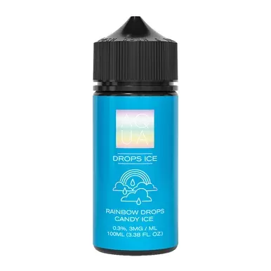 Drops Menthol Aqua 100mL - Nicotine Level#0mg>3mg>6mg