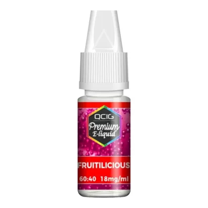 QCIG FRUITILICIOUS 10ML E-LIQUID