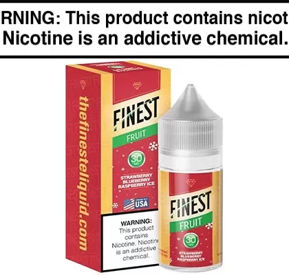 STRAWBERRY BLUEBERRY RASPBERRY ICE BY FINEST SALT 30ML - Vapejuice
