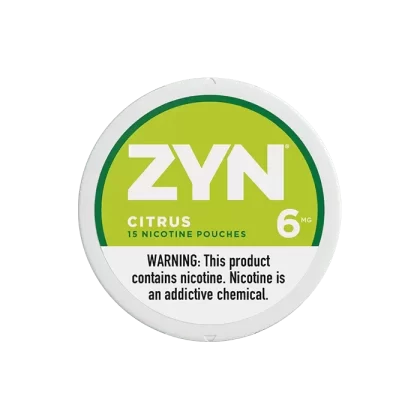 Zyn Nicotine Pouches Citrus - Product#6mg>3mg~Packaging#Single Tin