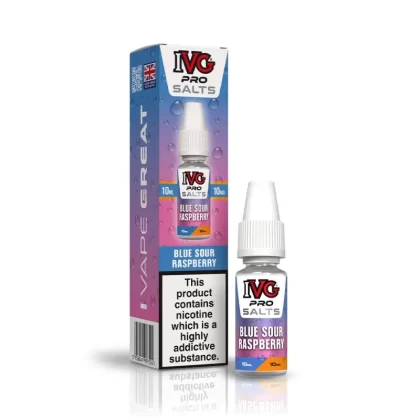 IVG Pro Blue Sour Raspberry Nic Salt - 20mg