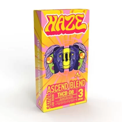 Haze Ascend Blend Live Resin Disposable Vape Quantum Kush – 3 grams