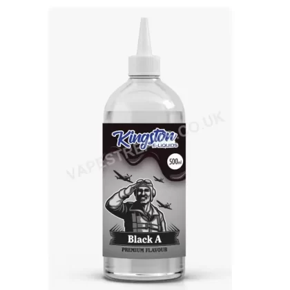 Black A 500ml E-Liquid Shortfill by Kingston - Vapestreams Co