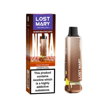 Dubai Chocolate Lost Mary NERA15K Refill Pack - 20mg - Vape Product