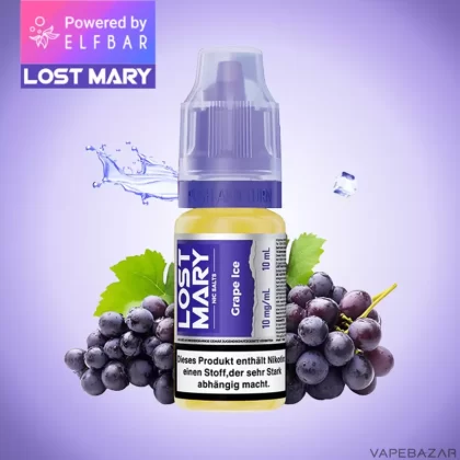 Lost Mary NicSalt – Grape Ice - 10mg/ml, 20mg/ml