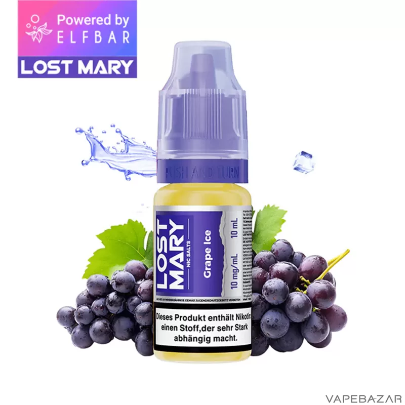 Lost Mary NicSalt – Grape Ice - 10mg/ml, 20mg/ml - Image 3