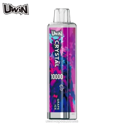 UWIN Vape Sydney – UWIN CRYSTAL 10000 DISPOSABLE VAPE Grape Ice 428LB2
