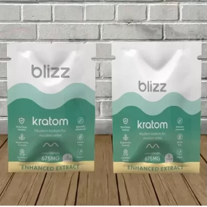 Blizz Kratom Extra Strength Enhanced Extract Capsules