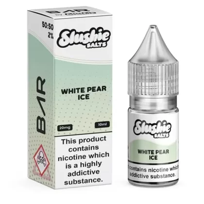 White Pear Ice Slushie Bar Nic Salts E-Liquid - 10mg