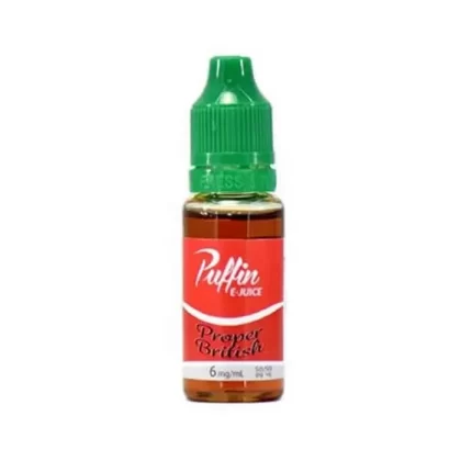 Proper British E-Liquid by Puffin E-Juice - Size#15ml~Nicotine#0MG>6MG>12MG>18MG>24MG