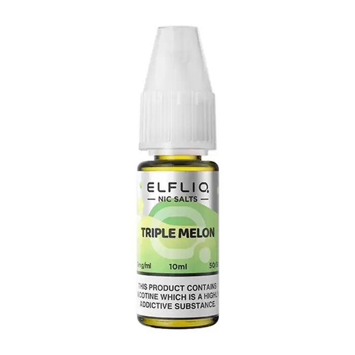 Elf Bar Elfliq Triple Melon Nic salt Vape Juice - 10mg