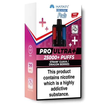 Straw' Guava / Dragon Berries Pro Ultra+ Refill Pods by Hayati - 20 mg/ml (461051)