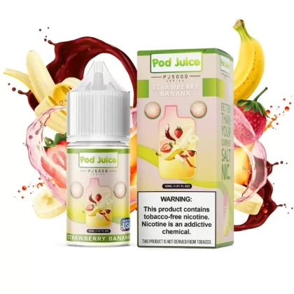 Pod Juice PJ5000 Salts | Strawberry Banana