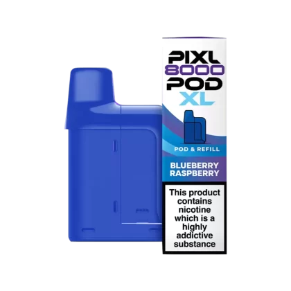 Blueberry Raspberry Pixl 8000 Refill Pack - 20 mg - Vape Product