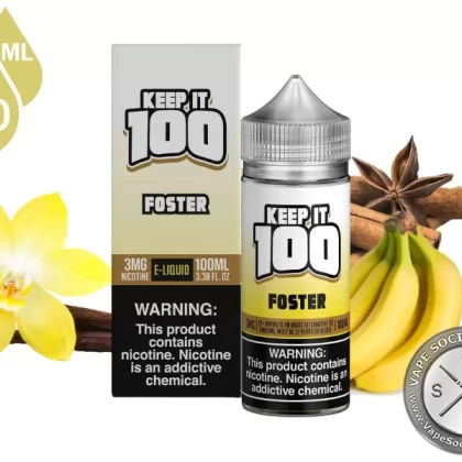 Nana Foster by Keep It 100 Vape Juice 100ml