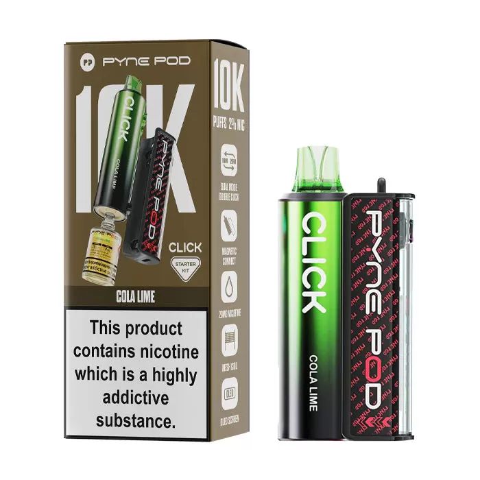 Box of 5 - Pyne Pod Click 10K Prefilled Pod Vape - Mr Blue - Image 2