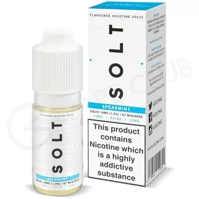 Spearmint Nic Salt E-Liquid by Solt - Ecigpremium