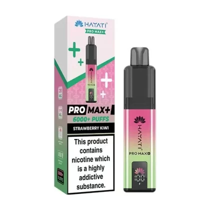 Hayati Strawberry Kiwi Pro Max+ 6000 Prefilled Vape Kit