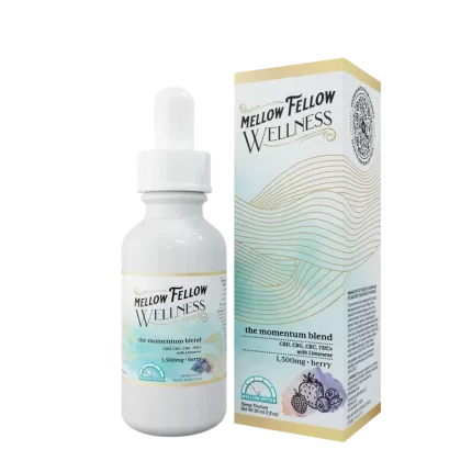 Mellow Fellow Wellness Tincture – Momentum Blend – Berry – 1500mg