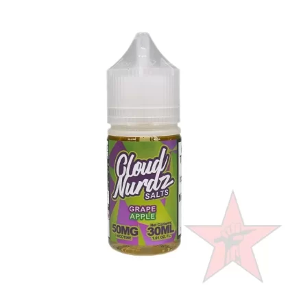 Cloud Nurdz – Grape Apple – Salt Nic – 30mL - Nicotine Salt (mg)#50 mg