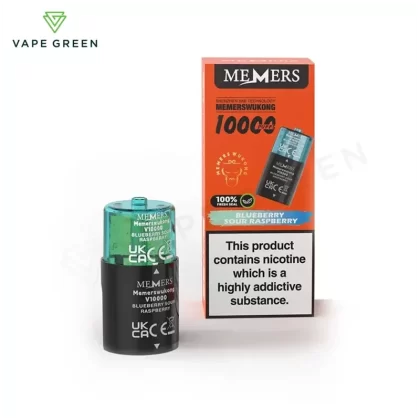 Blueberry Sour Raspberry Prefilled Pod Refill Pack by Memers Wukong V10000
