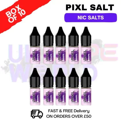 Grape Pixl Nic Salt Box Of 10