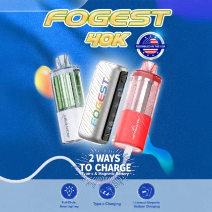 Assembled in USA | FOGEST 40K Disposable Device POD - 40,000 Puff - Mexico Mango