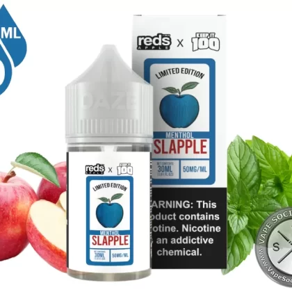 Slapple Menthol 7 Daze x Keep It 100 Salt 30ml