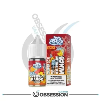 Watermelon Mango Super Ice Salt Nic By Vape Station
