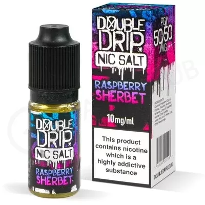 Raspberry Sherbet Nic Salt E-Liquid by Double Drip - Ecigpremium