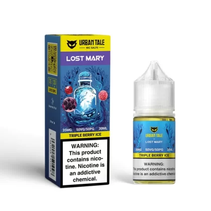 Urban Tale x Lost Mary - Triple Berry Ice - Nic Salt 30ML E-Liquid - 35MG