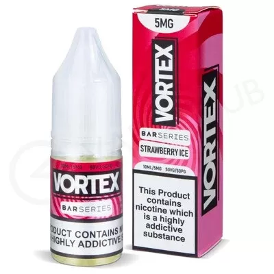Strawberry Ice Nic Salt E-Liquid by Vortex Bar Series