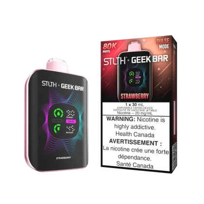 STLTH X GEEK BAR - Strawberry - 20 mg/mL (wholeseller) - Excise ON, 20 mg/mL (wholeseller) - Excise AB