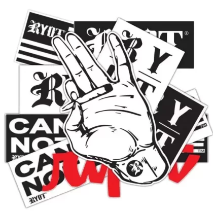 RYOT Assorted Sticker Pack 13pk