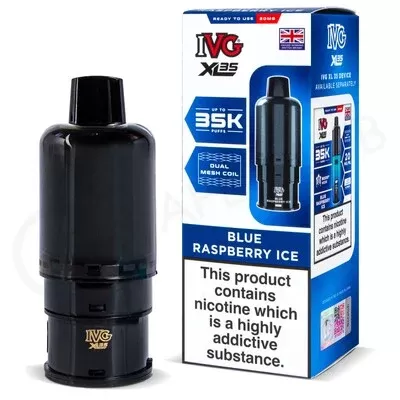 Blue Raspberry Ice IVG XL 35K Refill Pod
