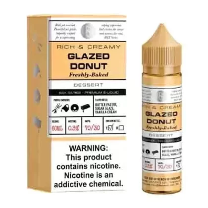 Glazed Donut by Glas Basix Series 60ML - Vape Product, Vape Product (1B0E0B)