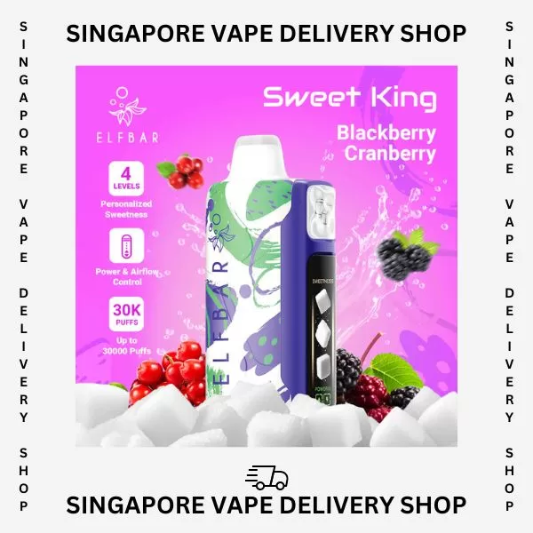 Elf Bar Sweet King 30000 Puffs - Blackberry Cranberry - Image 2