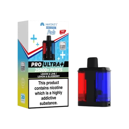 Hayati Pro Ultra Plus 25K Prefilled Pods Lemon & Lime / Lemon & Blueberry - 20mg