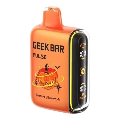 Geek Bar Pulse Halloween Edition Vape - Pack Count#Single Pack~Flavor#Haunted BlueberryM>Spooky Vanilla~Nicotine#50MG